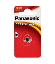 Батарейка Panasonic серебряно-цинковая SR920(370, V370, D370) блистер, 1 шт.