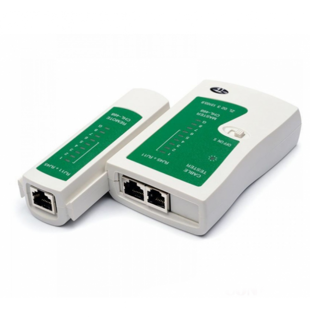 Тестер кабельный NS-468N RJ45 / RJ12 (без батарейки в комплекте) Q100