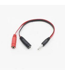 Развитвитель аудио для наушников и микрофона, Jack 3.5 (папа ) 4 pin 2*Jack 3.5(мама) 3 pin , круглый, Пакет