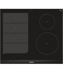 Варочная поверхность стеклокерам. Siemens EX675LEC1E -индукция/60см/3 зоны/слайдер/черный