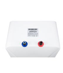 ARDESTO Водонагрівач електр. компакт, 15л, 1,2кВт, монтаж над мийкою, мех. кер-ння, A, Італія, біло-сірий