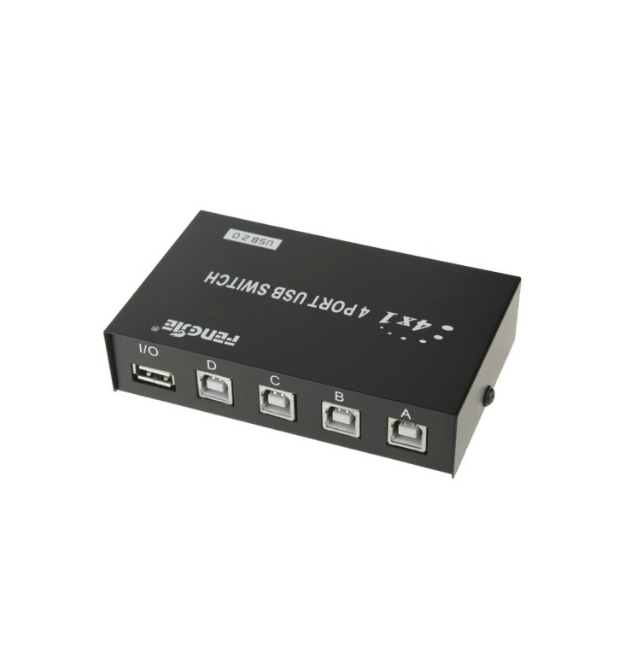 Коммутатор 4 Port USB 2.0 PC to Scanner Printer Sharing Switch