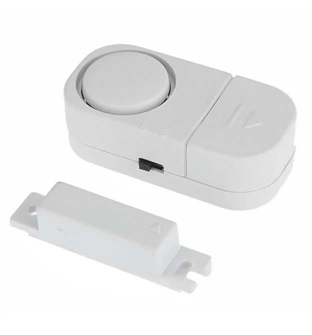 Датчик магнитоконтакный RL-9805, White, питание 3 × 1.5V LR44