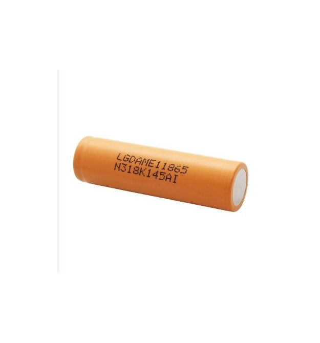 Аккумулятор 18650 Li-Ion LG INR18650 ME1 (LGDAME11865), 2100mAh, 4.2A, 4.2 - 3.65 - 2.8V, цена за шт, Orange