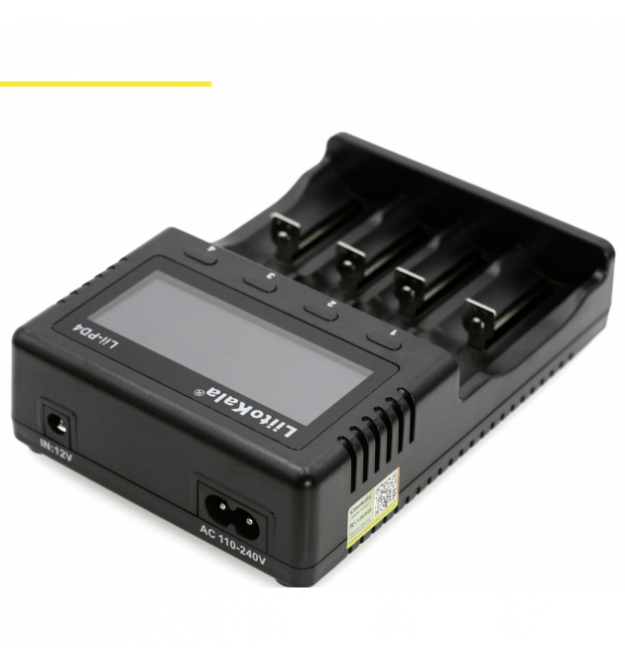 Зарядное устройство универсальное Liitokala PD4, 4 канала, LCD дисплей