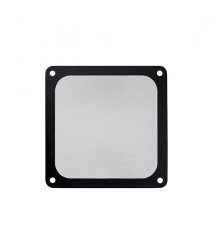 Пылевой магнитный фильтр для вентилятора SilverStone FF143B, 1 шт., 140x140x1.5мм, черный.