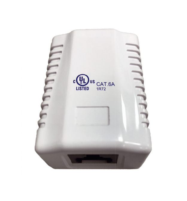 Розетка наружного монтажа OK-net 6a FTP 1 порт (OK-FP302)