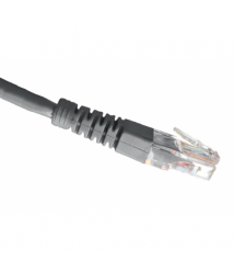 Патч-корд OK-net Кат.5e UTP 24AWG Серый Без защиты фиксатора 10м (OK-PC2500G)