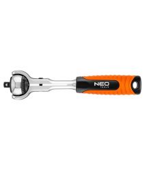 Ключ Neo трещоточный 1/2", 360°, 72 зубца