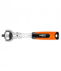 Ключ Neo трещоточный 1/4", 360°, 72 зубца