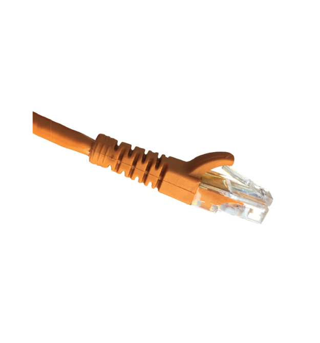 Патч-корд OK-net Кат.6 UTP 24AWG LZ0H Оранжевый 1м