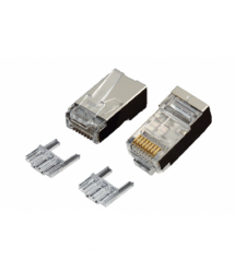 Конектор OK-net RJ-45 Кат.6 FTP 50U із вставкою упаковка 100 шт. ціна вказана за шт.