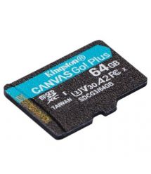 Карта памяти Kingston 64GB microSDXC C10 UHS-I U3 A2 R170/W70MB/s