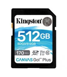 Карта памяти Kingston 512GB SDXC C10 UHS-I U3 R170/W90MB/s