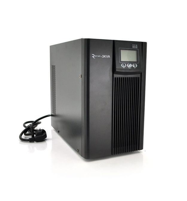 ИБП с правильной синусоидой PT-3KL-LCD, 3000VA (2700Вт), 96В, Ток макс. A, под внешний АКБ (**)