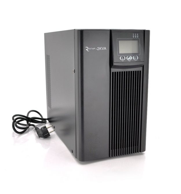 ИБП с правильной синусоидой PT-2KL-LCD, 2000VA (1800Вт), 72В, Ток макс. A, под внешний АКБ (**)