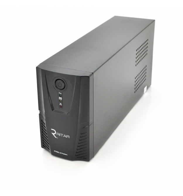 ИБП Ritar RTP650L-UX (390W) Proxima-L, LED, AVR, 3st, USB, 4xIEC-320 C14, 145-290Vac, 1x12V7Ah, plastik Case ( 314 x 97 X 143