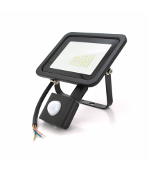 Прожектор SLIM SENSOR LED RITAR RT-FLOOD - MS20A, 20W, 24xSMD2835, IP65, 2000Lm, 6500K (100%), PF0.9 Ra70, 125*140*25mm