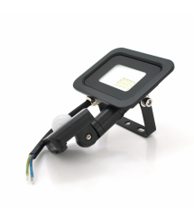 Прожектор SLIM SENSOR LED RITAR RT-FLOOD - MS10A, 10W, 12xSMD2835, IP65, 1000Lm, 6500K (100%), PF0.9 Ra70, 80*90*25mm
