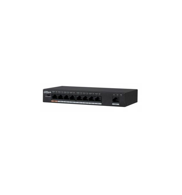 8-портовый POE коммутатор DH-PFS3009-8ET1GT-96