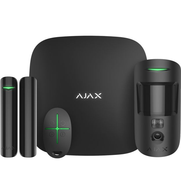 Комплект сигнализации Ajax StarterKit Cam Plus черный