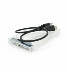 Карман ShuoLe U25E30, 2,5прозрачный корпус,интерфейс USB3.0 SATA, transparent