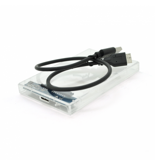 Карман ShuoLe U25E30, 2,5прозрачный корпус,интерфейс USB3.0 SATA, transparent