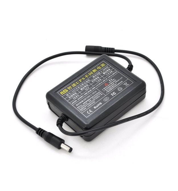 ИБП 12v 1A элементы Li-ion 2*3.7*2200Ма in out 5.5*2.5