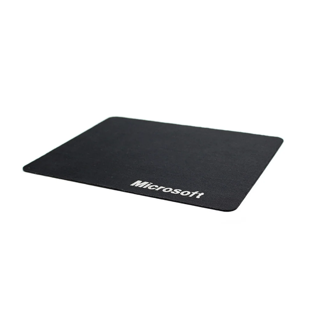 Килимок 240 * 200 тканинний Microsoft, товщина 2 мм Black