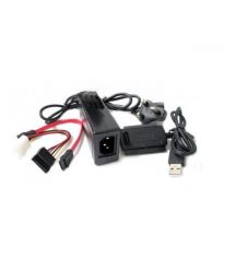 Контролер активний USB 2.0 - IDE - IDE mini - SATA з БЖ 12V, BOX Q100