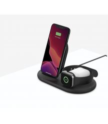 Belkin 3-in-1 Wireless Pad/Stand/Apple Watch[Зарядний пристрій бездротовий 3в1 iPhone/Watch/AirPods, чорний]