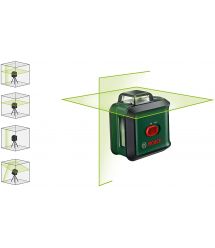 Нівелір лазерний Bosch UniversalLevel 360, діапазон ±4°, точність±0.4 мм на 30 м, до 24 м, 0.56 кг