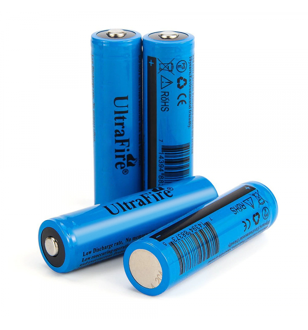 Аккумулятор Li-ion UltraFire 18650 2000mAh 3.7V, Blue