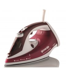 Утюг Gorenje SIH2200RBC/ 2200 Вт/отпаривание/ керамич.подошва /керамич.покрытие/бардовый
