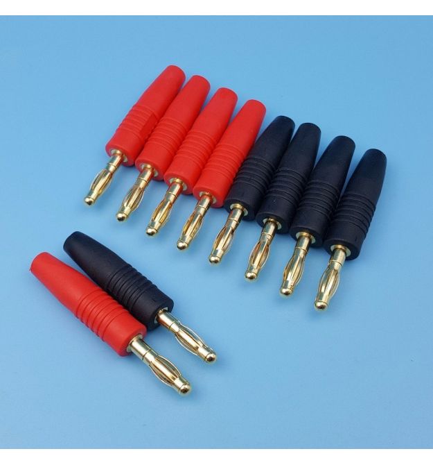 Наконечник кабельный, винтовая фиксация, изолятор: ПВХ, диаметр 3.5мм, позолоченный штекер, красный, 100 штук в упаковке, цена з