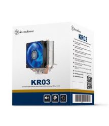 Процессорный кулер SilverStone KRYTON KR03, LGA775,115*, 1366, 1200, FM1(2),AM3(+),AM2(+),AM4,92мм Blue LED