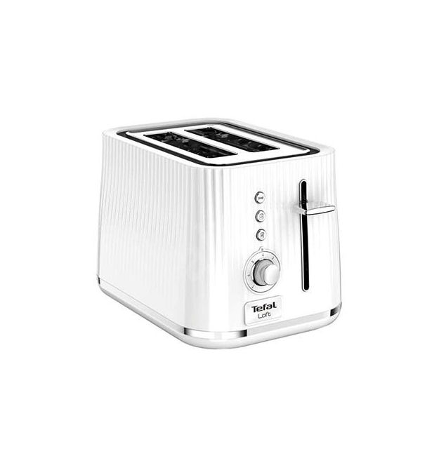 Тостер TEFAL LOFT TT761138, 850 Вт, белый