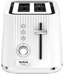 Тостер TEFAL LOFT TT761138, 850 Вт, белый