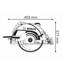 Пила дисковая Bosch GKS 235 Turbo Professional, 2 050 W , 235 мм