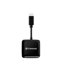 Кардридер Transcend USB 3.2 Gen 1 Type-C SD/microSD Black