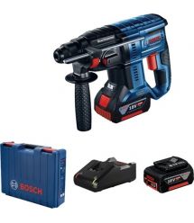 Перфоратор аккумуляторный Bosch Professional GBH 180-LI 1x4.0 Ач, 18 В, 2 Дж, 2.3 кг