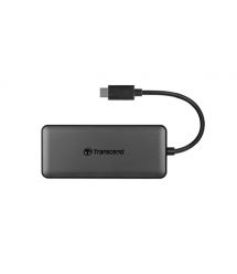 Хаб Transcend USB Type-C HUB 6 ports microSD/SD Black