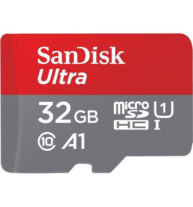 SanDisk Карта пам'яті microSD 32GB C10 UHS-I R100MB/s Ultra + SD