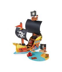 Игровой набор Janod Корабль пиратов 3D J08579