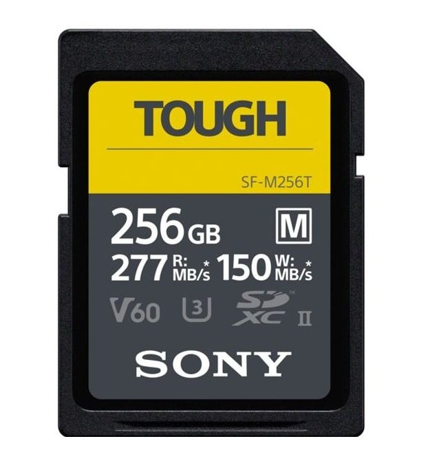Карта памяти Sony 256GB SDXC C10 UHS-II U3 V60 R277/W150MB/s Tough