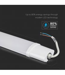 Светильник влагопылезащищенный LED V-TAC, 18W, SKU-6473, S-series, 600mm, 230V, 6400К