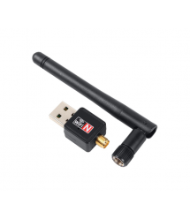 Беспроводной сетевой адаптер с антенной 2DBI Wi-Fi-USB Merlion CL-UW04, RT7601, 802.11bgn, 150MB, 2.4 GHz, WIN7 - XP - Vista - 2