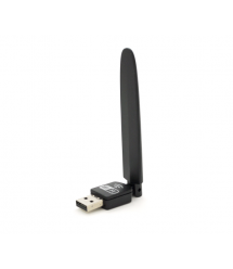 Беспроводной сетевой адаптер с антенной 10см Wi-Fi-USB LV-UW11 -2DB 7601, 802.11bgn, 150MB, 2.4 GHz, WIN7 - XP - Vista - 2K - MA