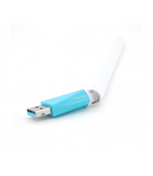 Беспроводной сетевой адаптер с антенной Wi-Fi-USB MERCURY MW150UH, 802.11bgn, 150MB, 2.4 GHz, WIN7 - XP - Vista - 2K - MAC - LIN