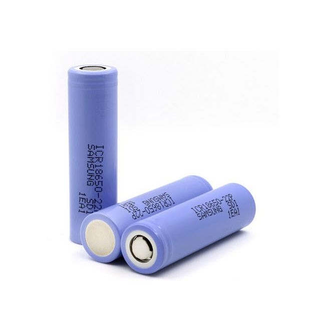 Аккумулятор 18650 Li-Ion Samsung ICR18650-22P, 2200mAh, 10A, 4.2 - 3.62 - 2.75V